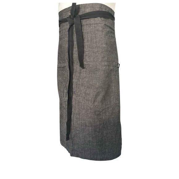 hedley & bennett 100% Cotton Professional Bistro/Half Apron with Pockets - Picture 3 of 9